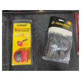 Collection of Hunting and Fire Arm Accessories Including Cleaning Kits and Sharpeners