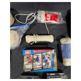 Collection of Assorted Tie-Downs, Ropes, and Fasteners