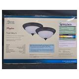 Patriot Lighting Payton Flush Mount LED Ceiling Lights, 2-Pack ?