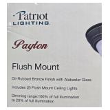 Patriot Lighting Payton Flush Mount LED Ceiling Lights, 2-Pack ?