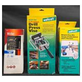 Weller 15-Piece Woodburning Kit, Wolfcraft Drill Press Vise and Dowel Pro Kit