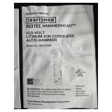 New Craftsman Nextec 12V Cordless Auto-Hammer with Charger and Case