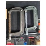 Craftsman and Footprint Tool Collection with Clamps, Saws, and Level