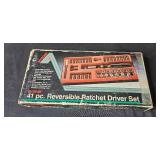 Collection of Drill Bit Sets and Ratchet Driver Set