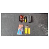 Collection of Utility Tools and Craft Supplies with Carry Bag