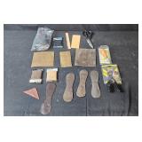 Comprehensive Leatherworking Tool and Material Set