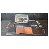 Leather Craft Kit with Assorted Materials and Tools
