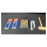Collection of Carving and Woodworking Tools with Mallet