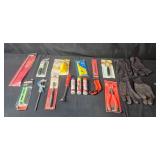 Assorted Hand Tools and Safety Gloves Collection