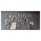 Collection of Assorted Hand Tools with Screws and Bits