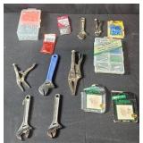 Assorted Hand Tools and Fasteners Collection