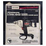 Craftsman 3/8-HP Reversible 1/2-Inch Drill with Accessories