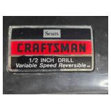 Craftsman 3/8-HP Reversible 1/2-Inch Drill with Accessories
