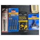 Collection of Drill Bits, Tool Holders, and Tool Accessories