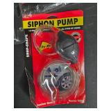 Collection of Mixed Hand Tools and Accessories including Screwdriver Set, Knife, and Siphon Pump