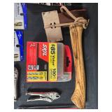 Assorted Hand Tools and Accessories Set including Drill Bits, Screwdrivers, and More
