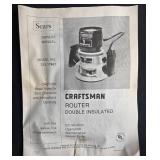 Craftsman 1 HP Router with Case