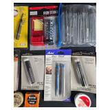 Collection of Soldering Tools and Accessories with Case