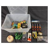 Collection of Assorted Cargo Tie-Down Straps and Hooks