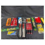 Assorted Tools and Equipment Bundle with Chisel Set and Rotary Tool