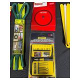 Assorted Tools and Equipment Bundle with Chisel Set and Rotary Tool