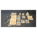 Mixed Lot of Home Improvement Items Including Utility Hooks and Measuring Tools