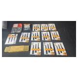 Assorted Hardware Collection Including Nails, Drill Bits, and Screws