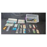 Large Collection of Drawing and Writing Supplies with Cases