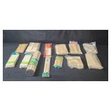 Collection of Basswood and Wooden Sticks Assorted Sizes ?