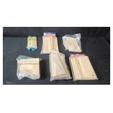 Collection of Basswood and Wooden Sticks Assorted Sizes ?