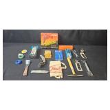 Lot of Various Hand Tools and Makita Cordless Drill Set