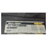 Black & Decker 4-inch Angle Grinder & Sander Professional