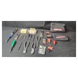 Craftsman Tool Collection with Pliers, Screwdrivers, Sanding Blocks and More