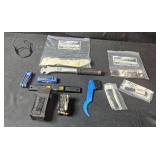 Assortment of Bicycle Tools and Maintenance Accessories