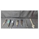 Set of Assorted Hand Tools with Greenlee Pouch