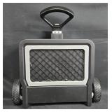 Folding Utility Cart with Telescoping Handle