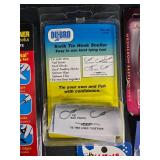 Large Collection of Fishing Lures, Spinners, and Sharpening Tools