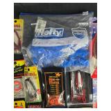 Collection of Fishing Lures, Hooks, and Accessories