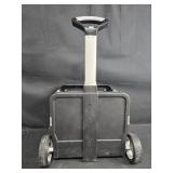 Collapsible Rolling Utility Cart with Handle