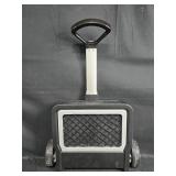 Collapsible Rolling Utility Cart with Handle