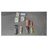 Collection of Assorted Vintage and Modern Knives with Sheaths