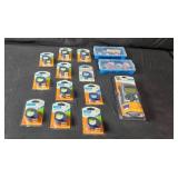 Lot of Label Maker Tape Cartridges and Label Maker