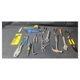 Lot of Assorted Hand Tools Including Pliers, Wrenches, and Screwdrivers
