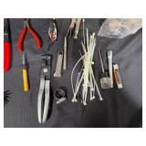 Large Assortment of Electrical Tools and Accessories with Greenlee Pouch