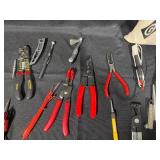Large Assortment of Electrical Tools and Accessories with Greenlee Pouch