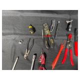 Large Assortment of Electrical Tools and Accessories with Greenlee Pouch