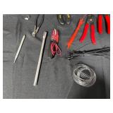 Large Assortment of Electrical Tools and Accessories with Greenlee Pouch