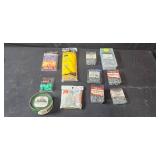 Assorted Hardware and Fasteners Set with Hooks, Rivets, and Cable