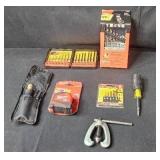 Assorted Drill Bit and Tool Set with Milwaukee and Craftsman Products