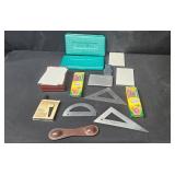 Office and Art Supplies Lot with Sketch Set and Laminating Sheets